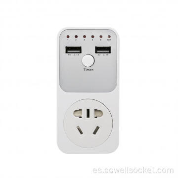 Socket de temporizador de cuenta regresiva USB con enchufe CN